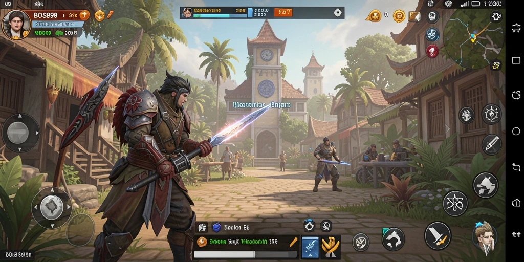 Tampilan gameplay yang menarik dan interaktif dari BOS898.