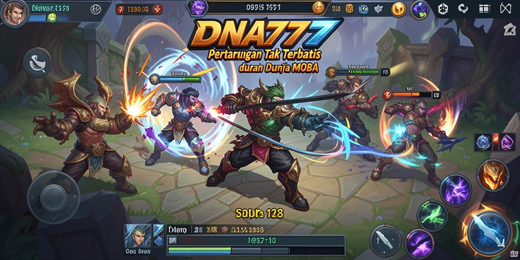 Gameplay menegangkan dalam pertarungan tim di <strong>DNA777</strong>.