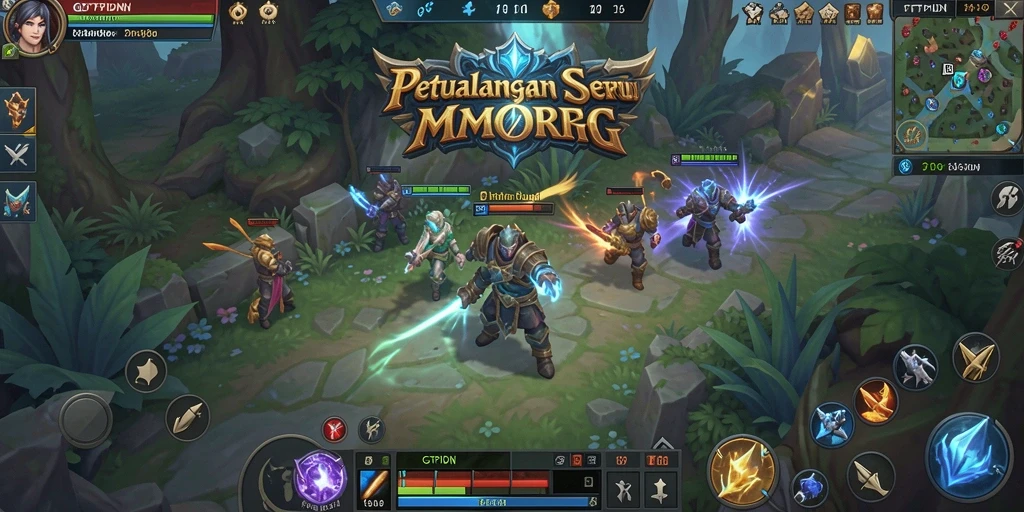 Tampilan gameplay GTPIDN yang menakjubkan dengan petualangan seru.