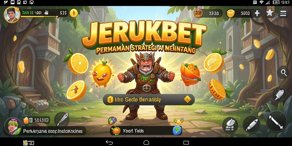 Screenshot utama JERUKBET menampilkan aksi strategi yang seru dan mendebarkan.