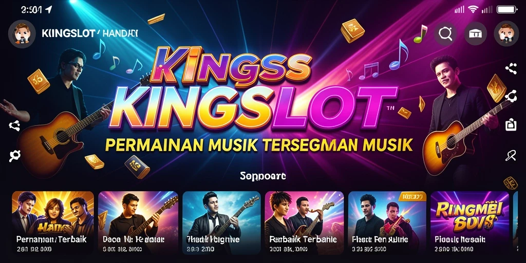 Tampilan gameplay KINGSLOT yang seru dan penuh warna.