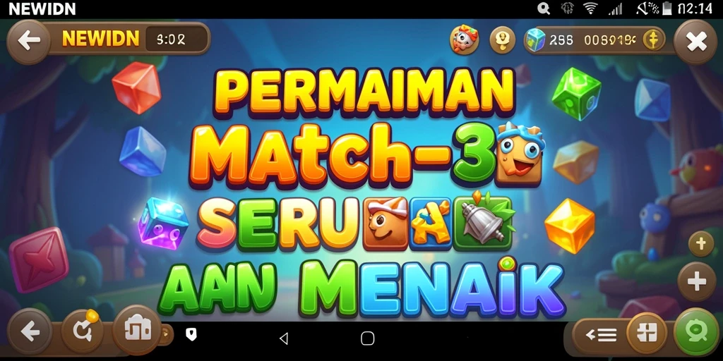 Tampilan screenshot gameplay NEWIDN yang menarik dan penuh warna.