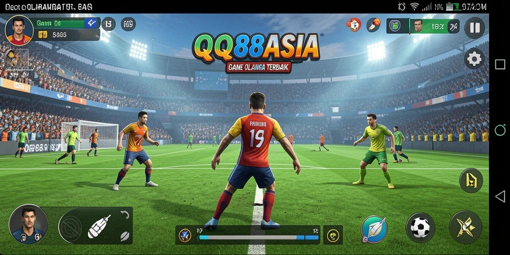 Tampilan gameplay menarik di QQ88ASIA saat bermain olahraga.