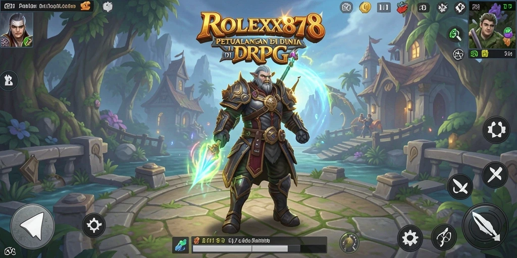 Tampilan gameplay menakjubkan dari ROLEX878 dalam dunia RPG.