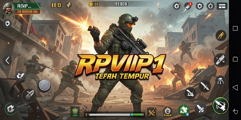 Tampilan gameplay aksi seru dalam RPVIP1 yang menegangkan.